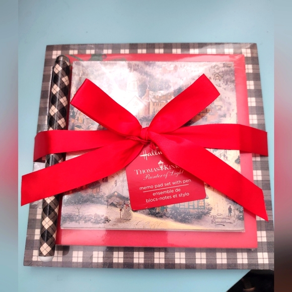 Hallmark Office Hallmark Thomas Kincade Memo Pad Pen Set Poshmark